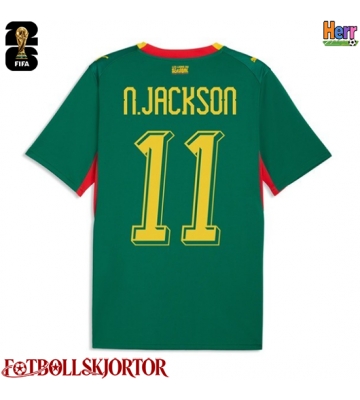 Senegal Nicolas Jackson #11 Bortatröja VM 2026 Kortärmad